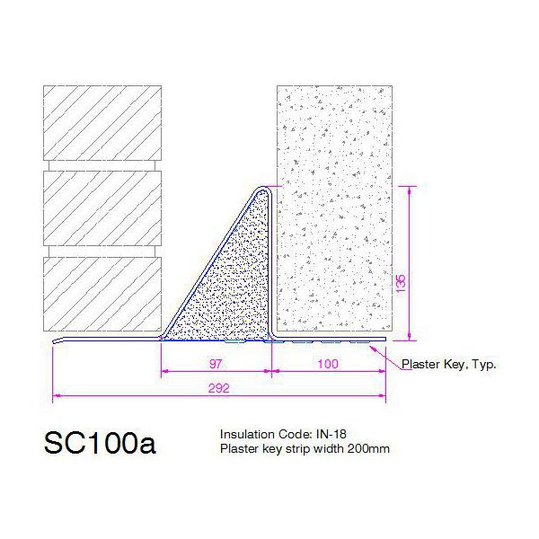 HSL Cavity Wall Galv. Lintel  100 1350mm