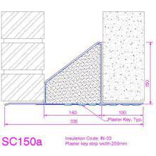 HSL Cavity Wall  Galv. Lintel 100/150/100 1500mm